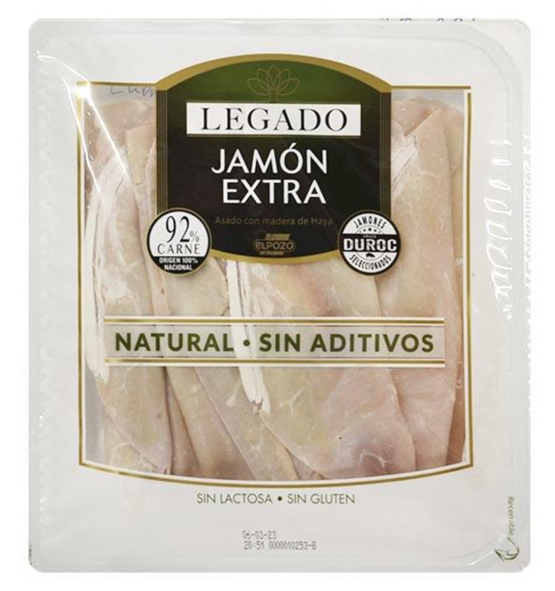 Ensalada mixta con jamón de york.